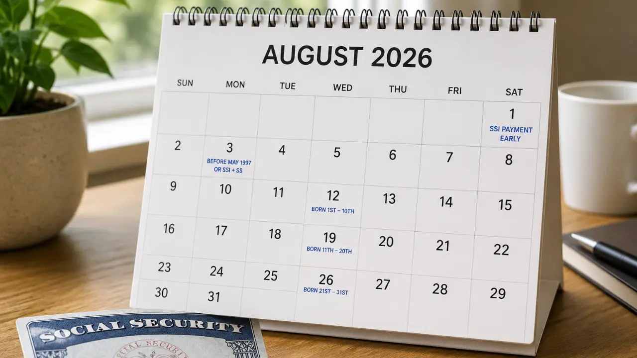 August 2026 Social Security